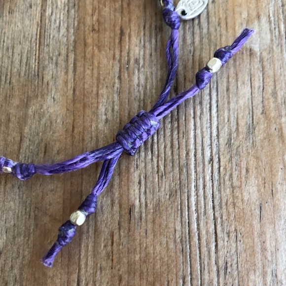 TAL Designs Silver Bead Pull Cord Bracelet - Picture 3 of 4